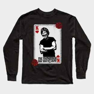 Vintage Card Kris Kristofferson Long Sleeve T-Shirt